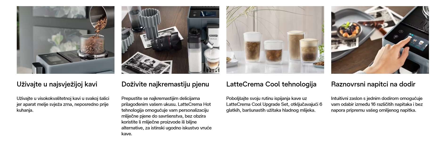 De'Longhi Rivelia EXAM 440.55.G automatski aparat za kavu glavne karakteristike